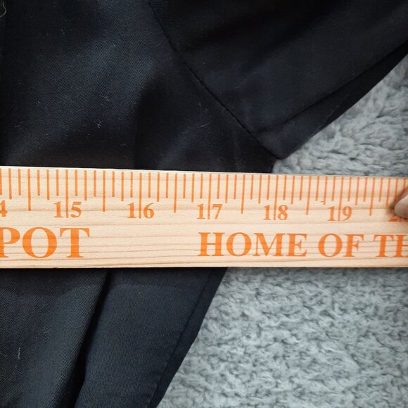 Old Navy Womens Black Double-Breasted Trench Coat S - Picture 7 of 8